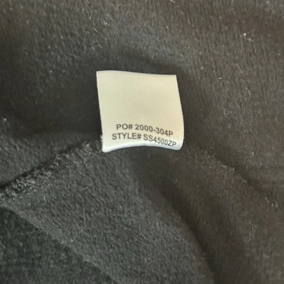 Liquid Death Promo Zip Up Hoodie Men's Small Black Grim Reaper Graphic Rare - Picture 9 of 13